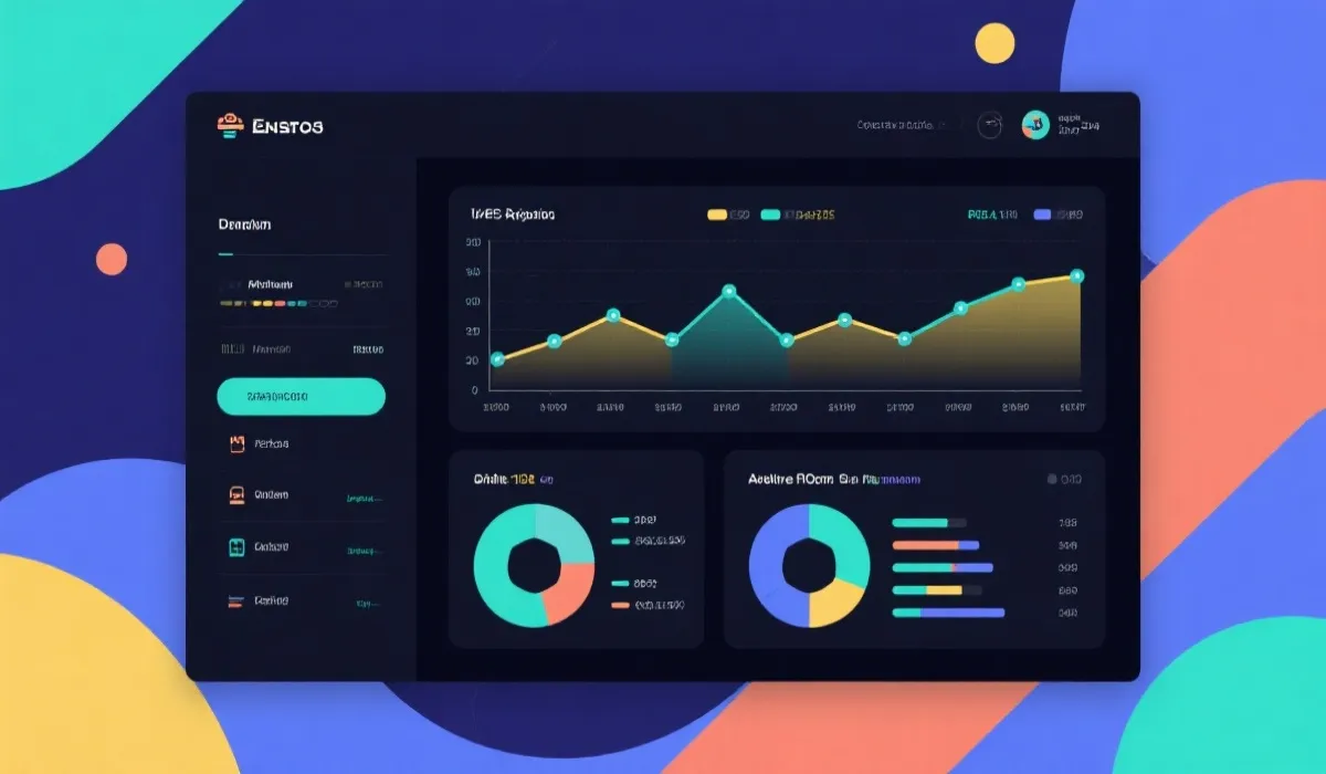 数据面板与趋势示意图